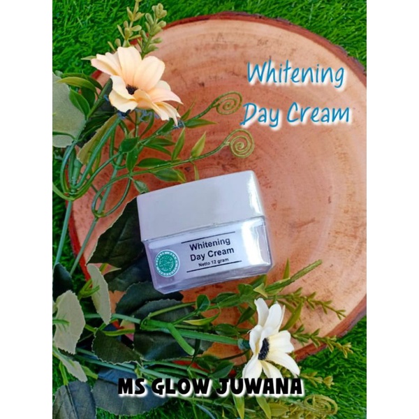 (TERLARiS) MS GLOW day cream / fondation /bedak /cream pagi /cream pemutih / makeup wajah