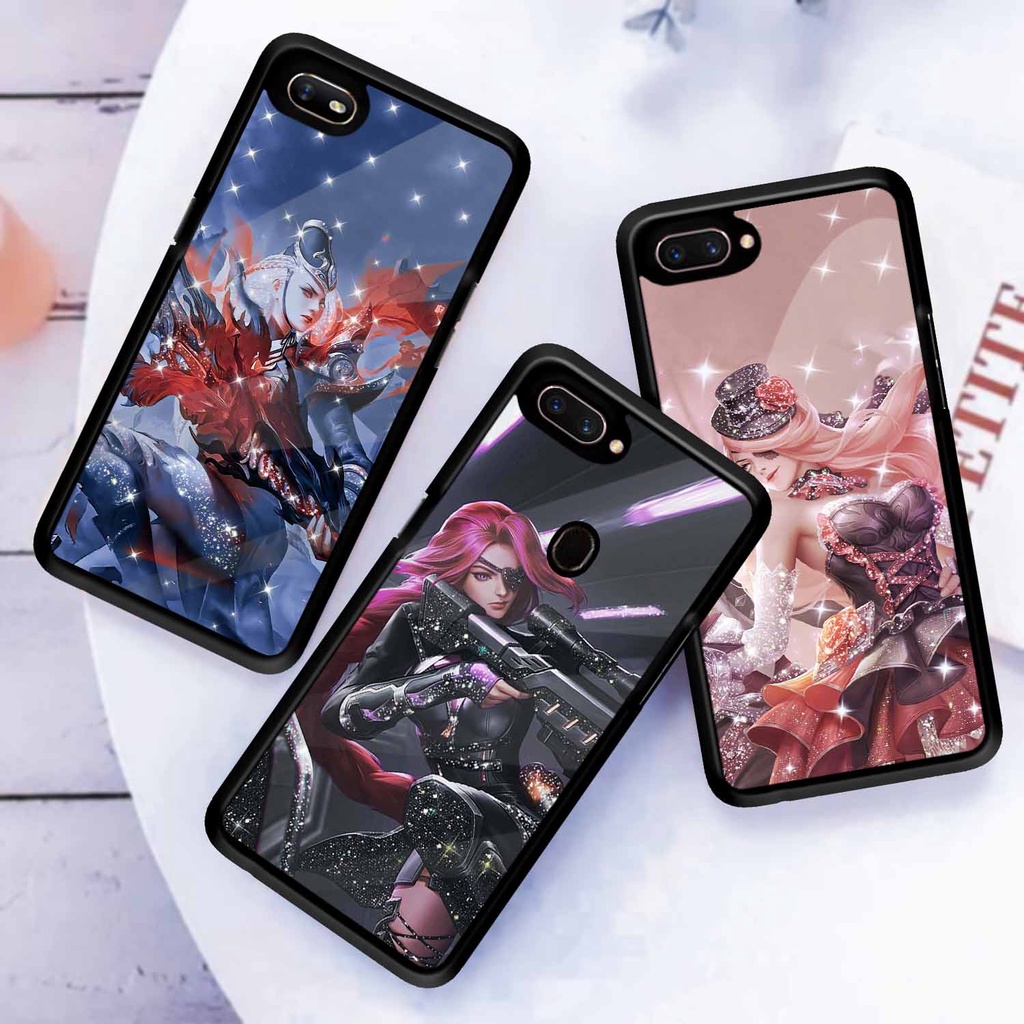 (OA25) Case Glossy Oppo A1K | A3S | A11K | A5S | A12 | A7 | A39 | F5 | F7 | F9  F11 F11 PRO | Casing