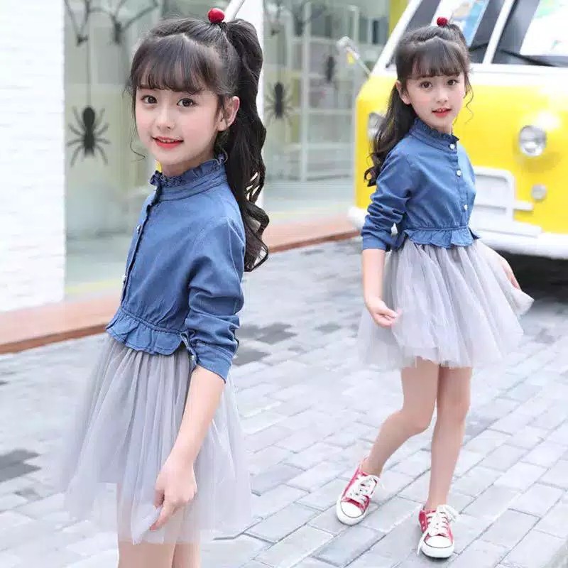 RMShop - lovieta dress anak perempuan gaun ank cewe murah kekinian lucu party elegan umur 4 5 3