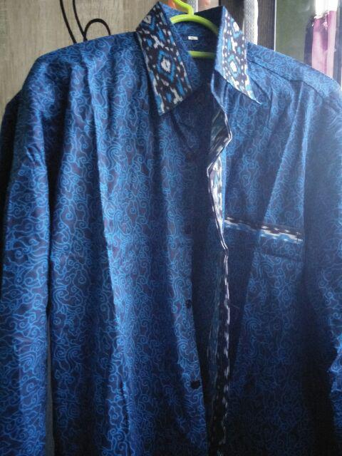 Kemeja Batik Mega Mendung Panjang | Pabrik Batik Hrb026 Batik Kenongo Panjang M L Xl