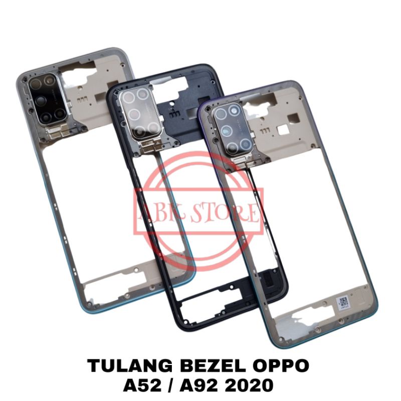 MIDDLE FRAME - TULANG TENGAH BEZEL - RANGKA TUTUP MESIN OPPO A52 / A92 2020