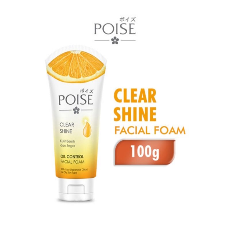 POISE Facial Foam 100gr Sabun Cuci Muka Wajah POISE