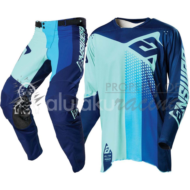 Jersey with Pants Trail Motocross MX with Custom Name &amp; Number – AN001