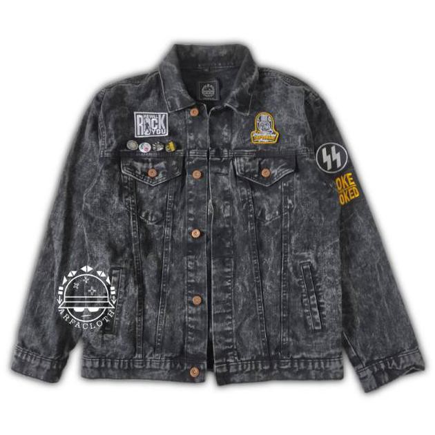 ARFACLOTH / DENIM JACKET / BLACK MORRISSEY