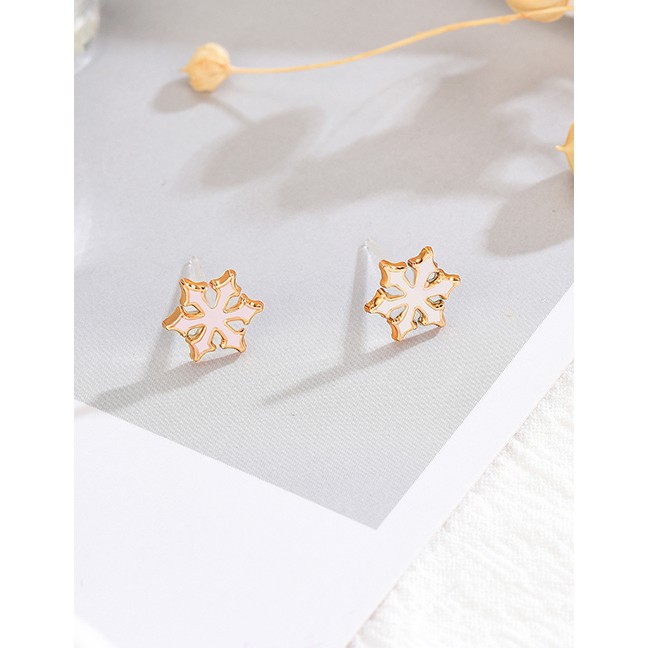 LRC Anting Set Fashion Color Christmas Earrings Earrings Set Of 9 D18703