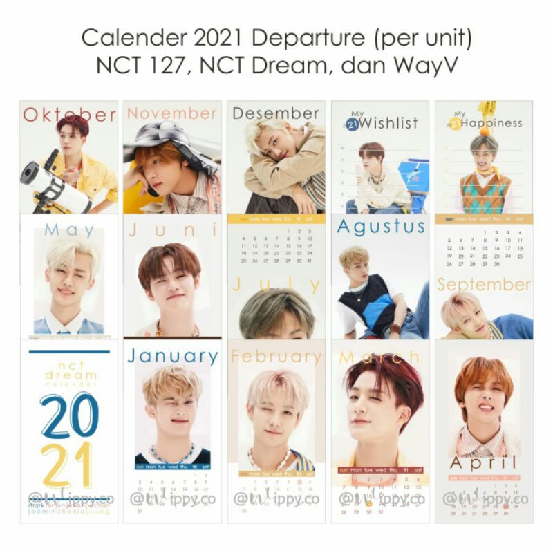 

Kalender NCT DREAM Departure Version (15 Pcs)