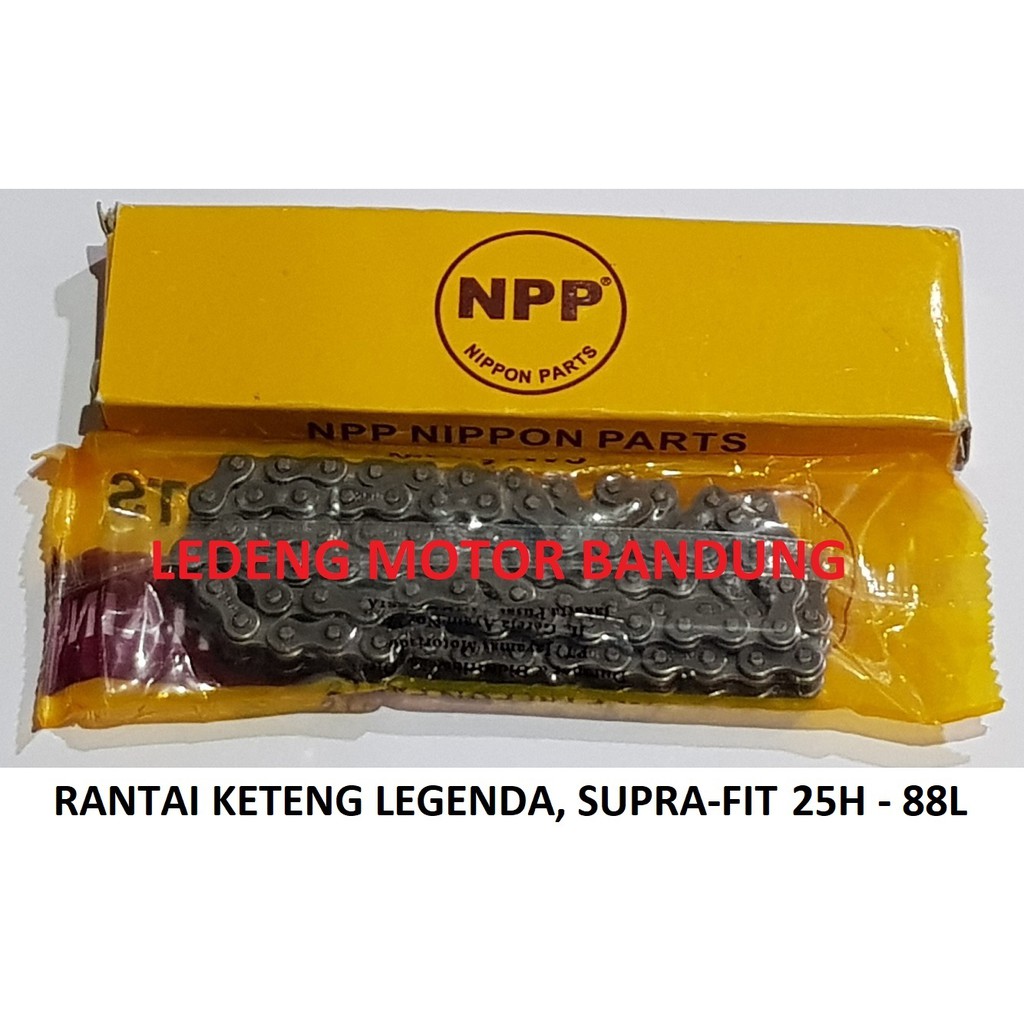 Rantai Keteng Legenda Supra-Fit Chain Kamprat 25H 88L Lokal