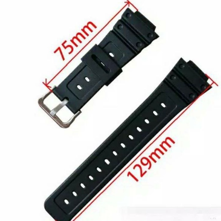 STRAP TALI JAM CASIO MWC-100H MCW100H MCW 100 H MCW100H WARNA HITAM