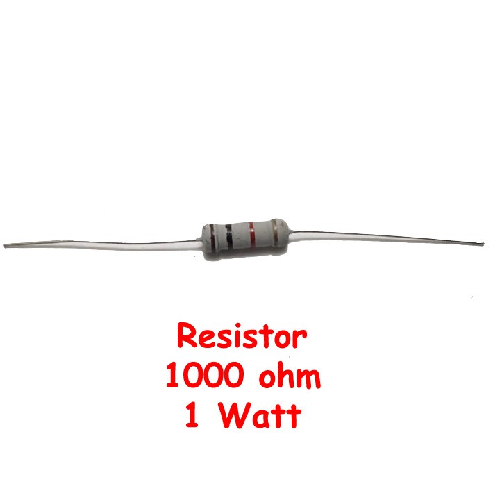 Resistor 1K 1000 ohm 1 Watt 1watt