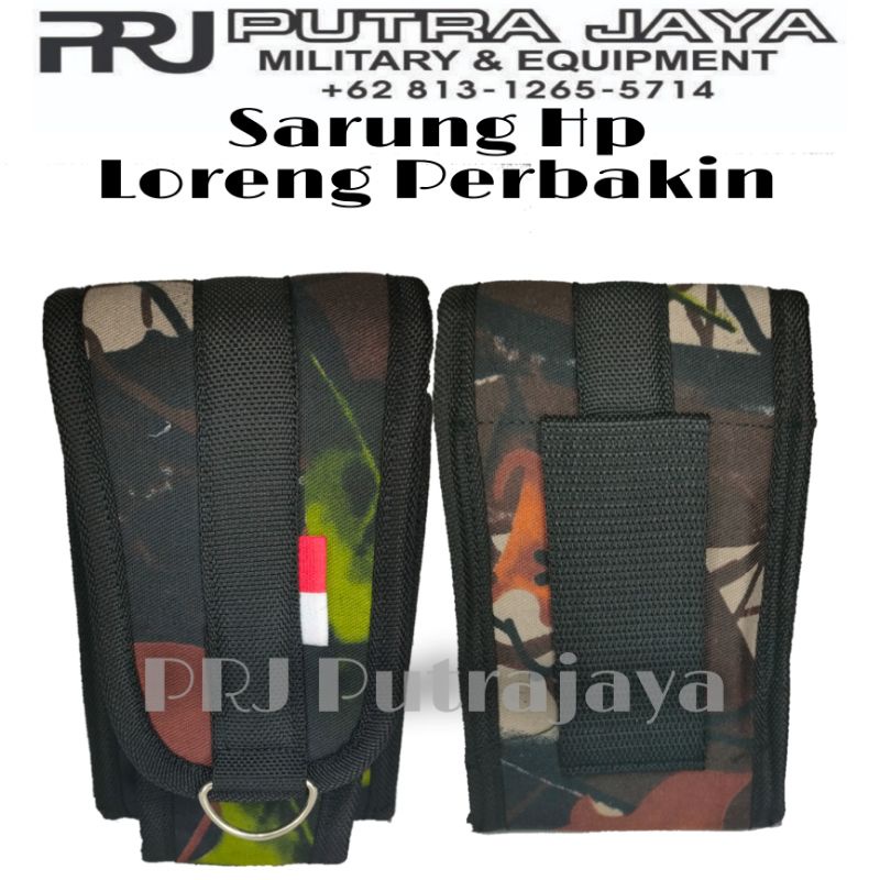 SARUNG HP / TEMPAT HP /   LORENG PERBAKIN CAMO FLASE / TAS PINGGANG