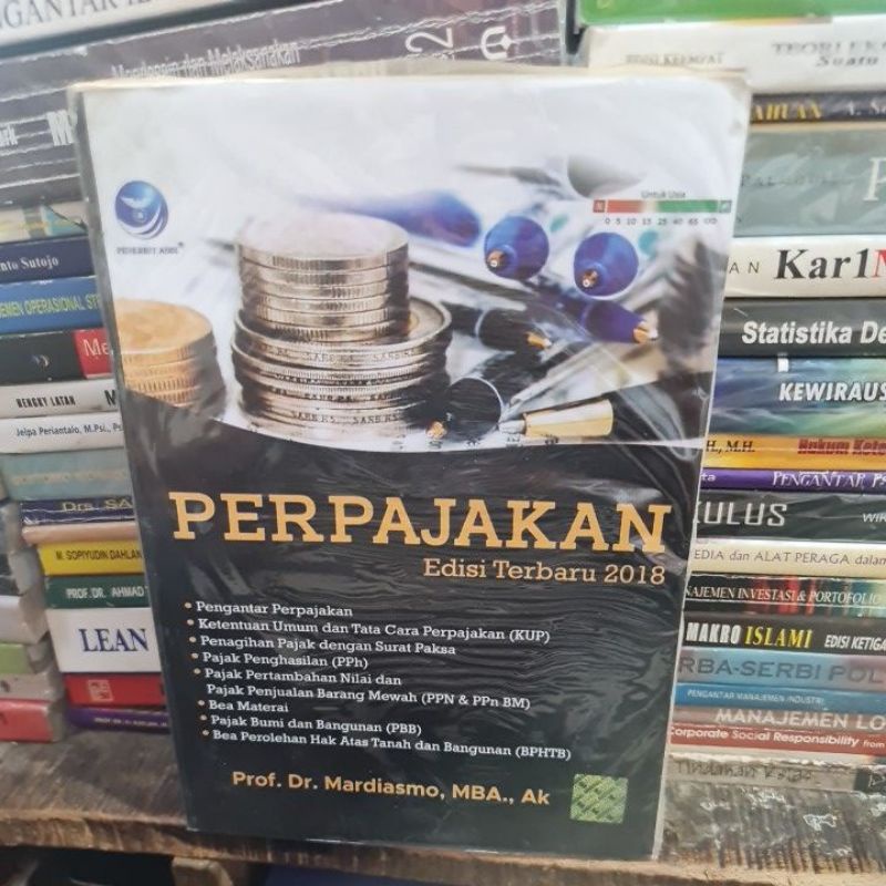 Jual Perpajakan edisi terbaru 2018 by Prof Dr Mardiasmo Shopee Indonesia