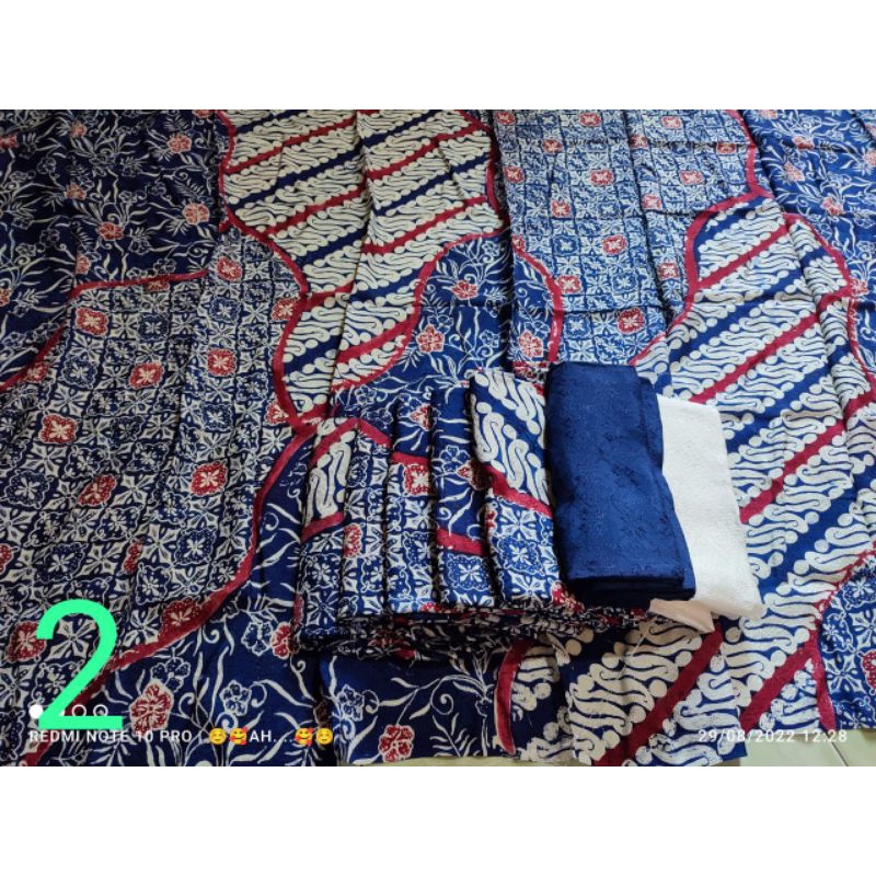 Rok lilit viscose motif/set outer+kulot