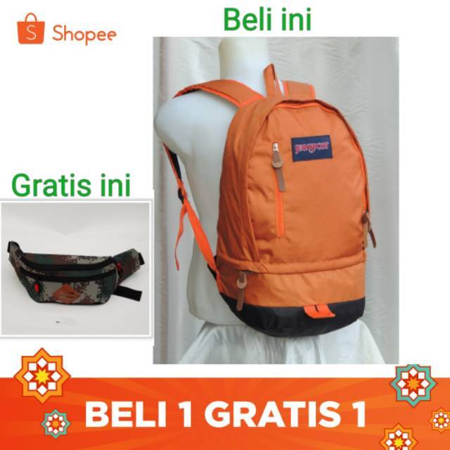 Tas Ransel Pria Laptop 15inh Backpack Ukuran Besar Ransel abu