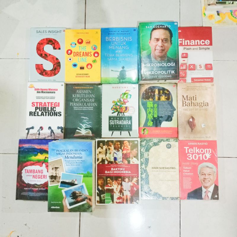 OBRAL MURAH BUKU ORIGINAL / NON FIKSI / BUKU MOTIVASI / POLITIK / SOSIAL BUDAYA / MOTIVASI TEBAL / P