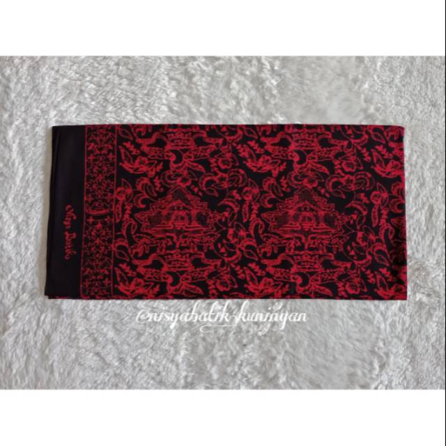 NISYA BATIK - Kain Batik Cap Motif Gedung Naskah Ukuran 200 x 108 cm