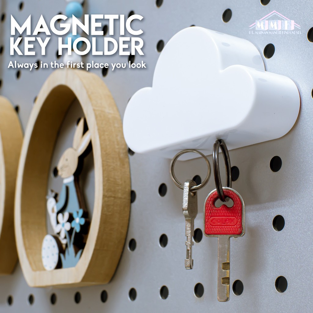 Magnetic Key Holder - Tempat Kunci Magnet Lucu Minimalis