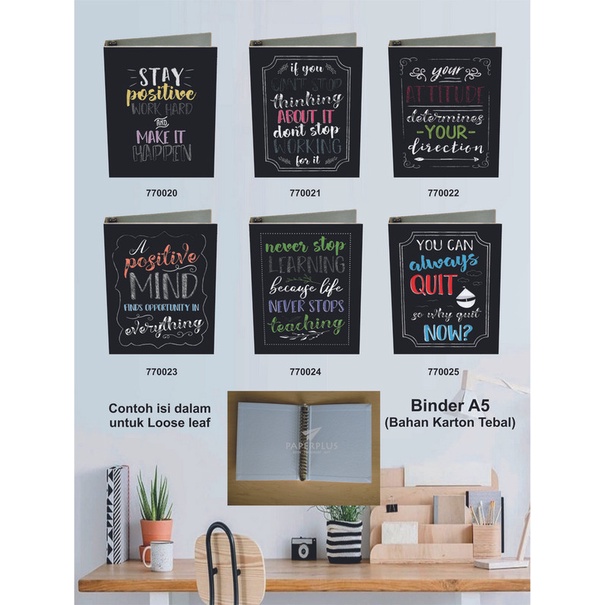 

Binder A5 / Binder Note A5 / Typography / Set 2849