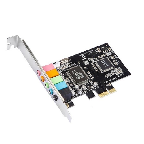 PCIe Sound Card 5.1 PCI Express Surround 3D Audio Card for PC