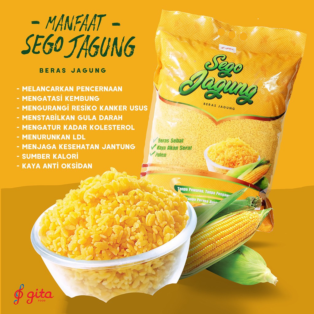 SEGO JAGUNG NASI JAGUNG 700 gram Original Alami Berkualitas