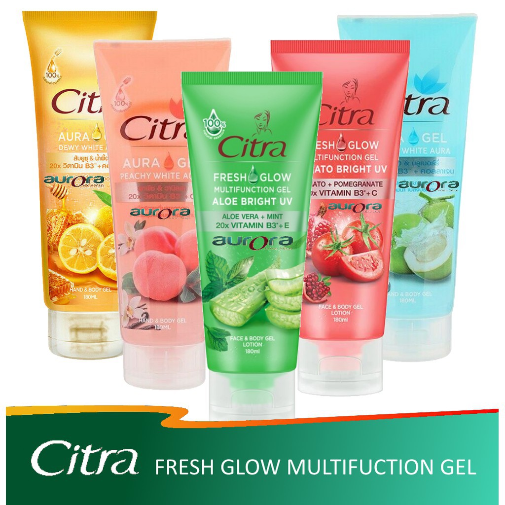 Citra Fresh Glow Multifunction Gel Aloe Bright UV
