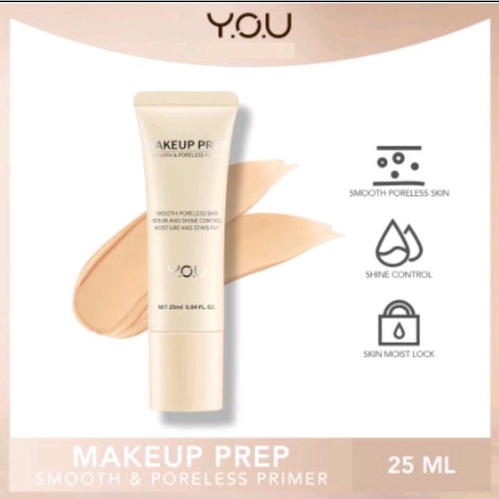 New! YOU Makeup Prep Smooth &amp; Poreless Primer II Emperor