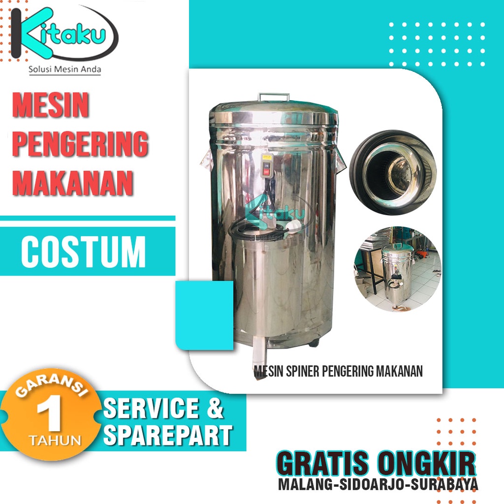 Mesin Custom Pengering Makanan