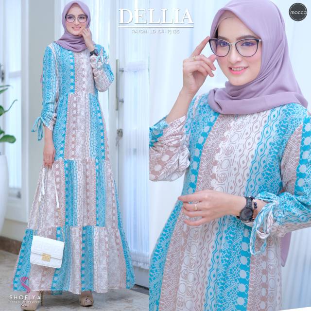 DELIA DRESS GAMIS MUSLIM BY SHOFIYA