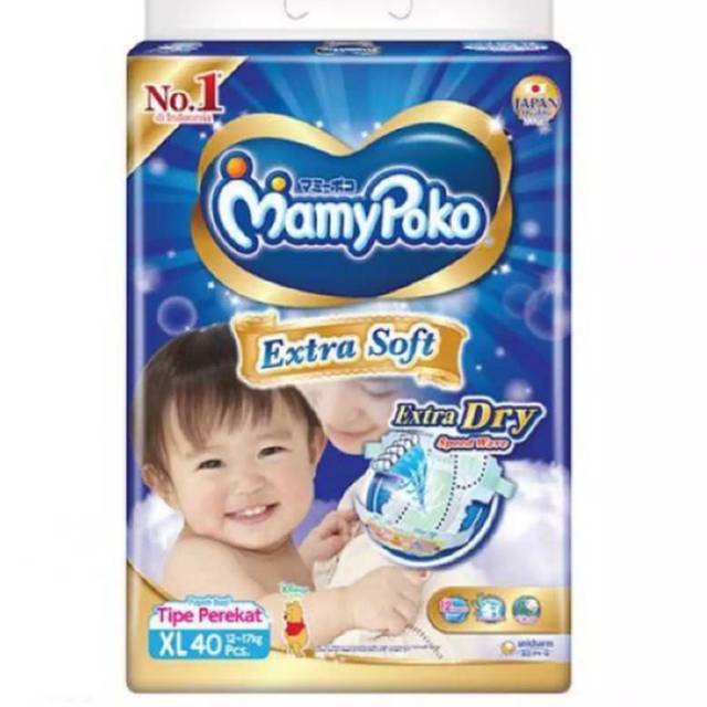 Mamypoko extra soft XL 40