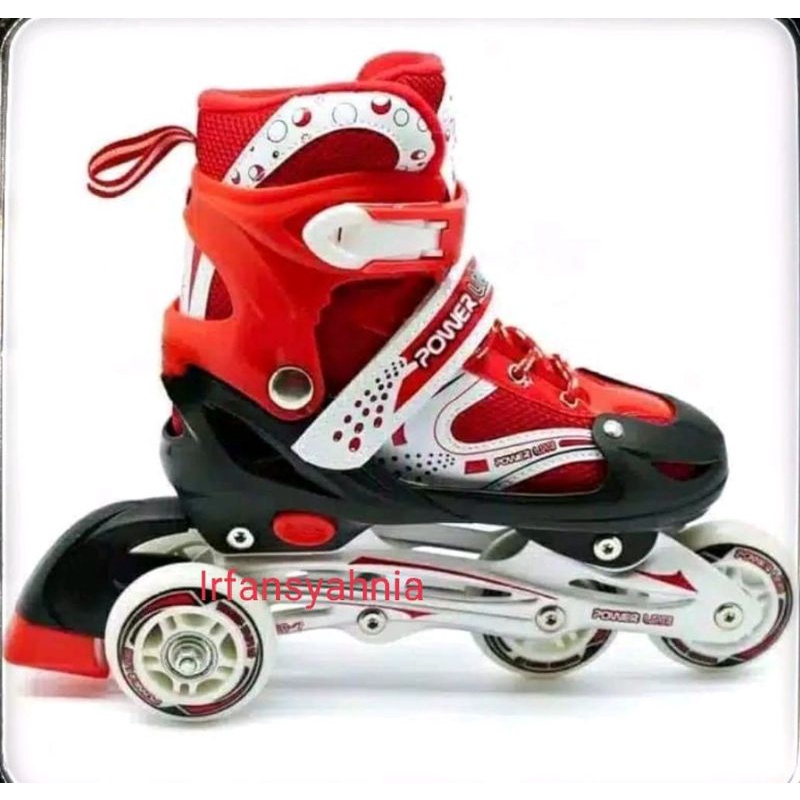 Sepatu Roda Anak dan Dewasa Power Inline Skate Model Bajaj dan Mobil Set deker dan Helm