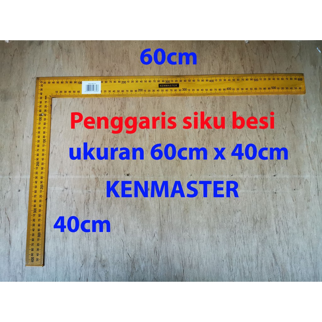 penggaris siku besi 60cm x 40cm besi tebal besi siku KENMASTER