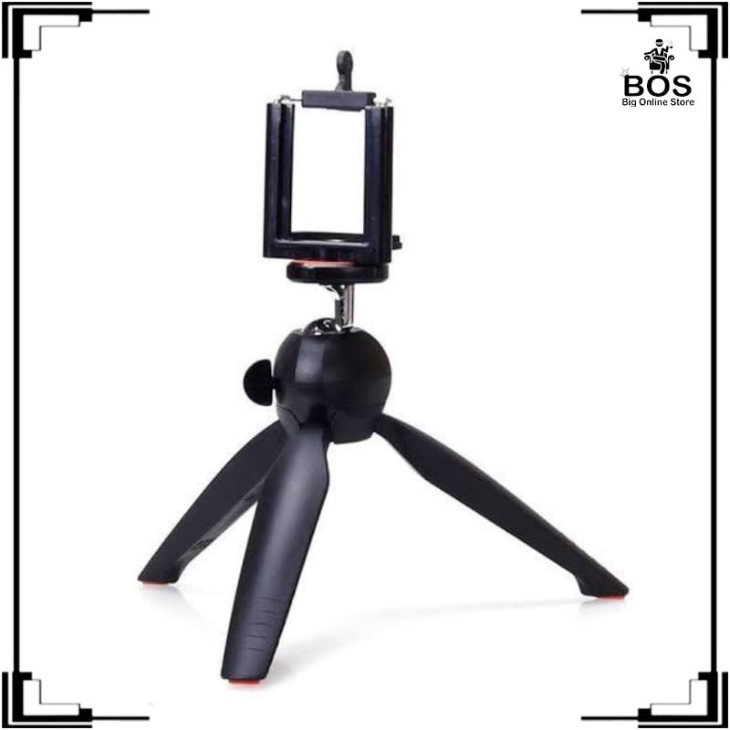 BOS - Tripod Yunteng Mini YT228 YT-228 +Holder U (Bisa buat HP &amp; Kamera)