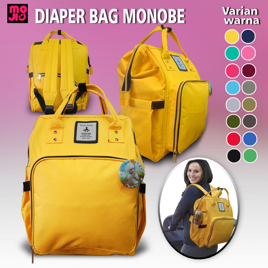 MOJI - Anello Diaper Bag / Ransel Bayi / Tas Perlengkapan Bayi / Tas Popok Bayi Best Seller