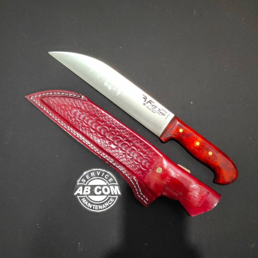 Pisau Official AB COM, Elmax Steel 22cm (Gen.1)