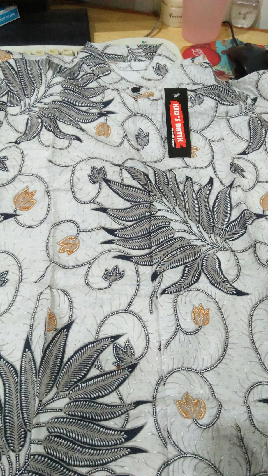 Kemeja Batik Anak Lengan Panjang
