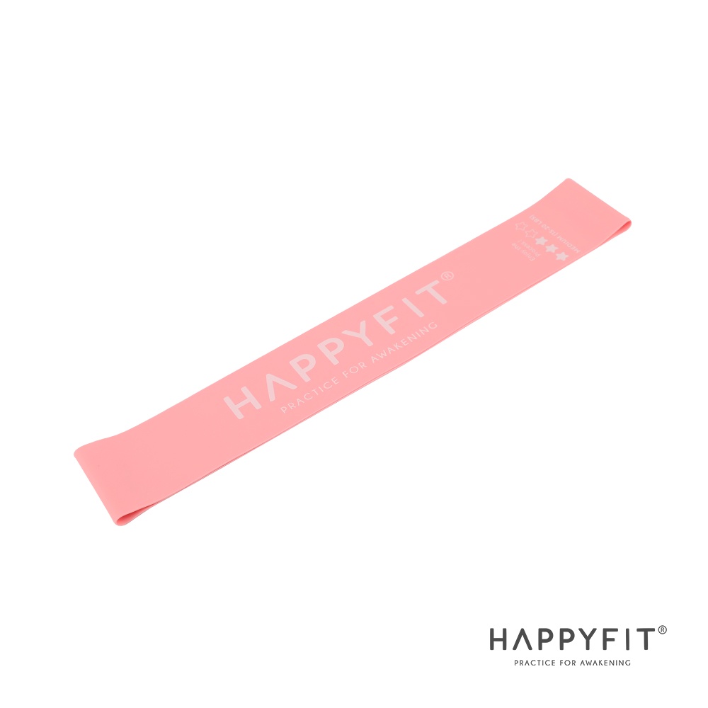 HAPPYFIT RESISTANCE LOOP BANDS-Medium-Blossom Pink