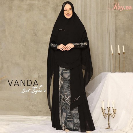 VANDA 7 set gamis syari by RAYNA