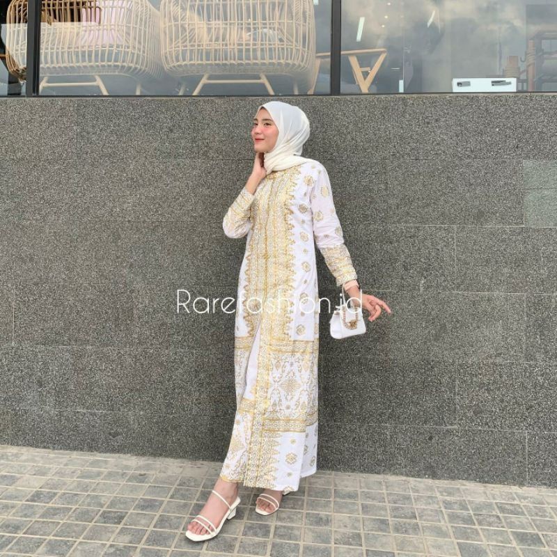 gamis batik songket palembang