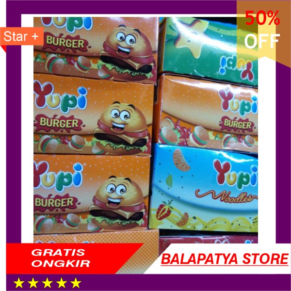 

TERMURAH yupi burger 24pcs