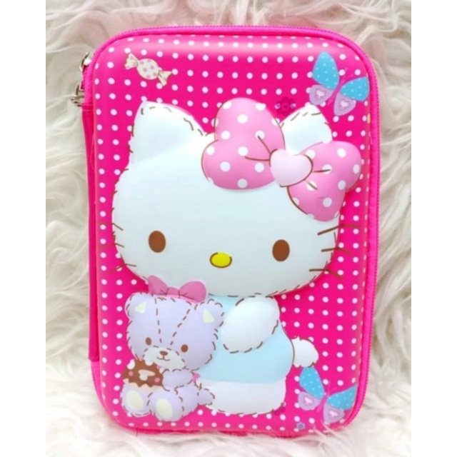 

Tempat Pensil Timbul 1 sisi Hello Kitty