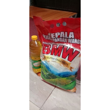 

beras 5 L+ minyak 1L