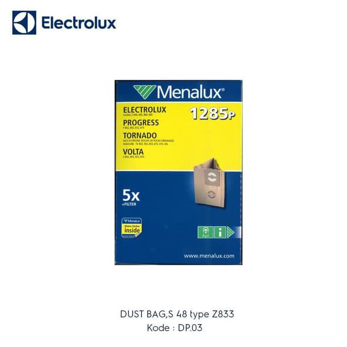 DUST BAG VACUUM CLEANER ELECTROLUX TRPE Z833 DP.03
