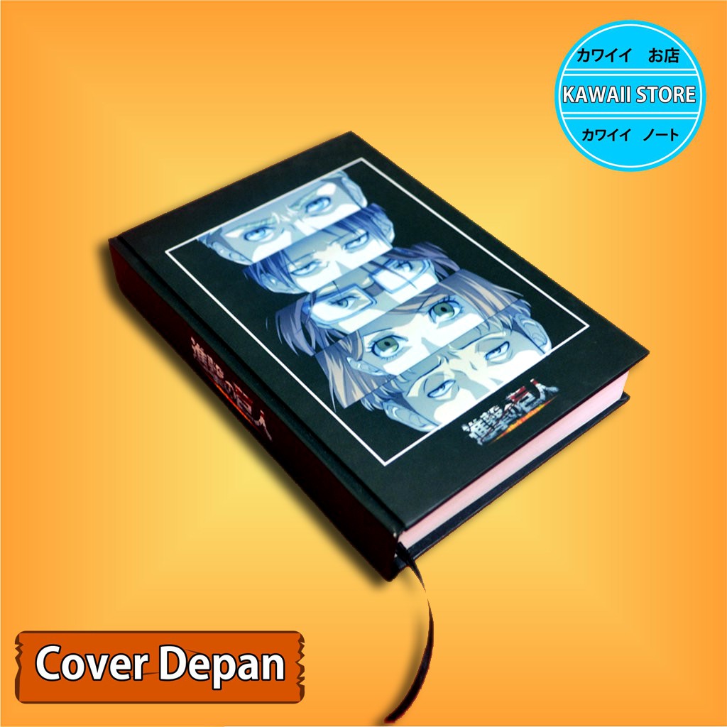 

Notebook / Pocket book Hard Cover Anime Shingeki no Kyojin SQUAD uk A5 & A6 / Notes Book