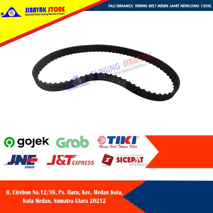 Timing Belt / Tali Dinamo Mesin Jahit Karung Goni 150XL - NL