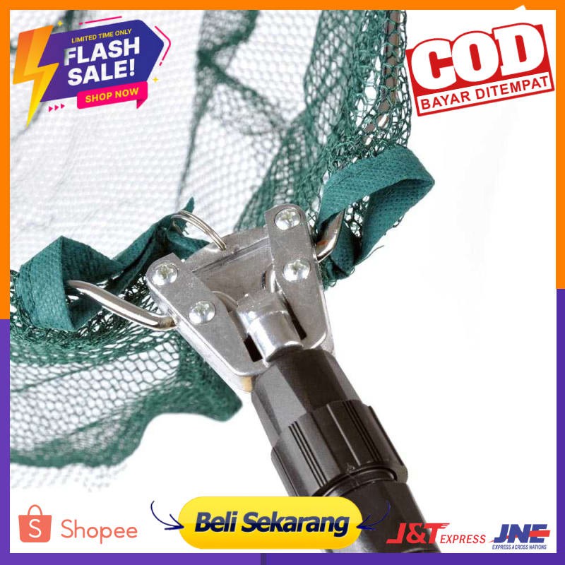 Lixada Serokan Jaring Ikan Telescopic Net Aluminium 190CM - DJ00296