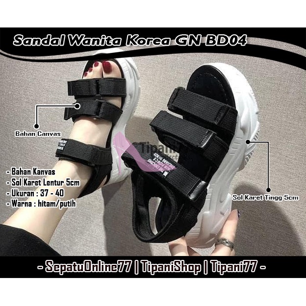 4.4 SALE SANDAL WANITA / SANDAL GUNUNG KOREA GN BD04-5