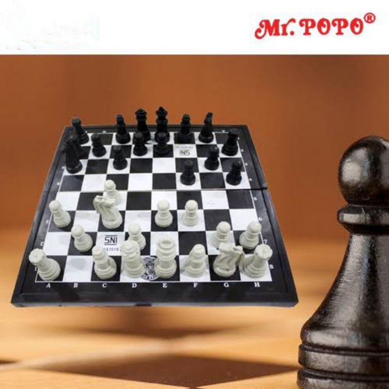 PLASTIC CHESS BOARD GAME CATUR PLASTIK JUMBO BESAR SEDANG