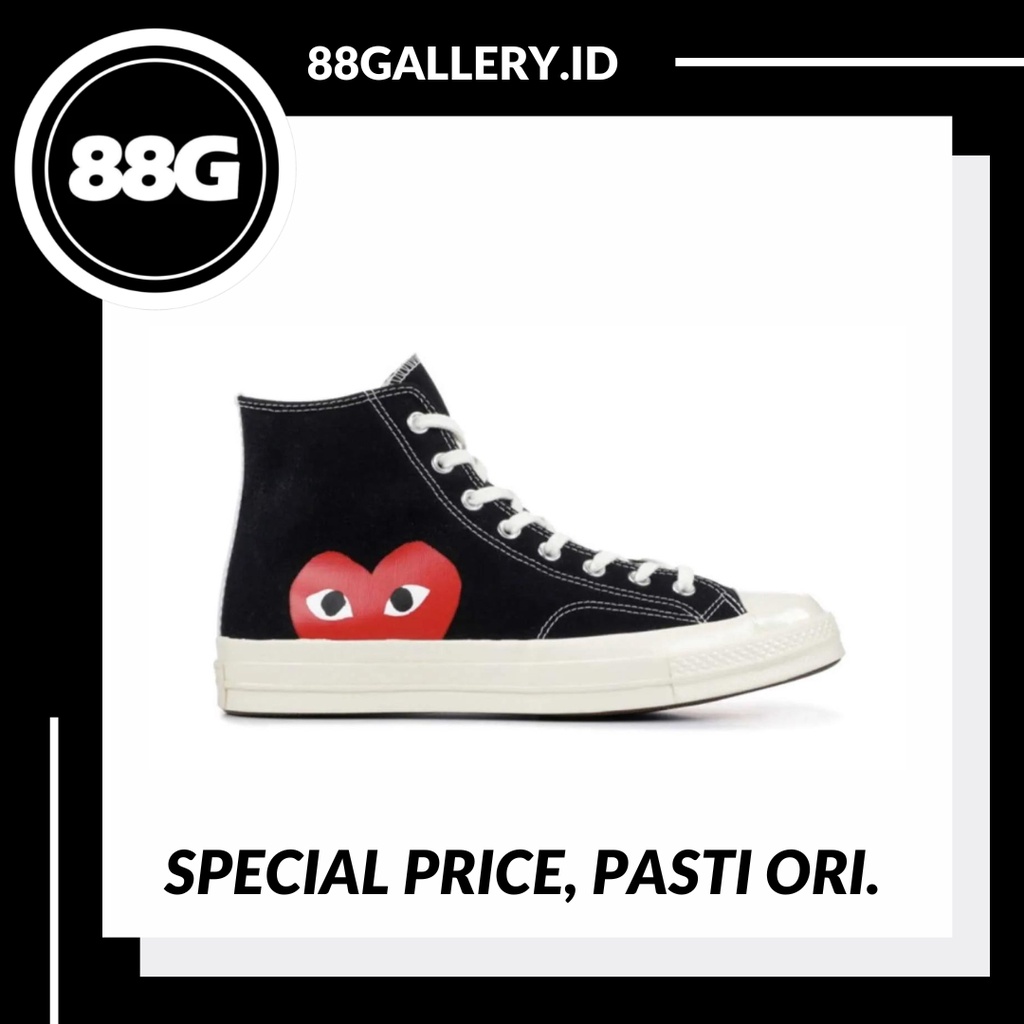 Converse CDG Comme Des Garcons High Black
