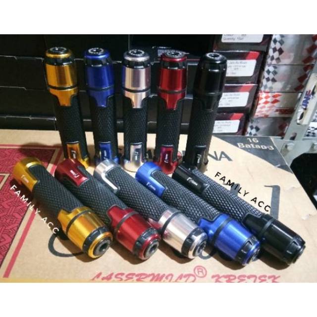 Handgrip Handfat Handle Grip Rizoma Sarung Gas Variasi Motor Aerox/ Nmax/ Pcx/ Ninja 250fi Universal