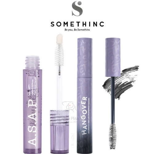 SOMETHINC Hangover Voluminous Fiber Lash Mascara | ASAP Eyelash &amp; Brow Treatment Serum A.S.A.P Maskara Make Up