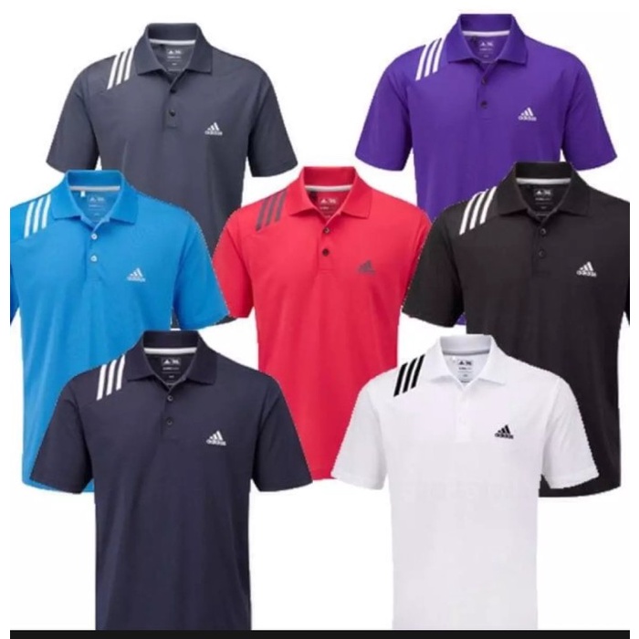 TERLARIS Kaos Kerah Pria Premium / Kaos Polo Shirt Adidas / Size M-L-XL-XXL